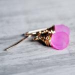 Soft Pink Earrings 14kt Gol..