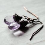 Pink Amethyst Earrings Anti..