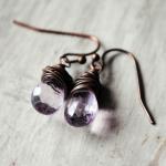 Pink Amethyst Earrings Anti..