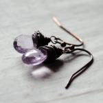 Pink Amethyst Earrings Anti..