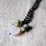 Lavender Green Necklace Cha..