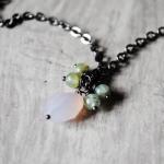 Lavender Green Necklace Cha..
