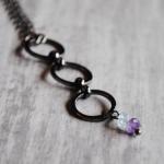 Amethyst Aquamarine Necklac..