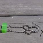 Green Quartz Earrings Lime ..