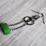 Green Quartz Earrings Lime ..